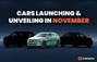 All Upcoming Cars Expected To Be Launched Or Revealed In Nov...