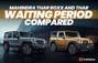 Mahindra Thar And Thar Roxx Waiting Period Compared For Nove...