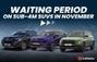 Here’re The Waiting Periods For All Sub-4m SUVs In The...