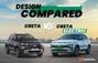 Hyundai Creta Electric vs Hyundai Creta: Design Compared In ...