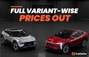 Mahindra BE 6 and XEV 9e Full Variant-wise Prices Out