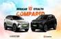 Tata Harrier EV Stealth Edition vs Regular Harrier EV Compar...
