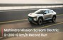 Mahindra Mission Scream Electric: 0-200-0 km/h Record Run