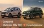 Mahindra XUV 7XO vs Hyundai Alcazar: Popular 7-seater SUVs G... Mahindra XUV 7XO vs Hyundai Alcazar: Popular 7-seater SUVs G...