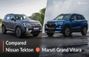 Nissan Tekton Vs Maruti Grand Vitara: Is Fuel Efficiency Imp... Nissan Tekton Vs Maruti Grand Vitara: Is Fuel Efficiency Imp...