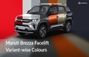 New Maruti Brezza Colours Revealed, Gets A Total Of 10 Options New Maruti Brezza Colours Revealed, Gets A Total Of 10 Options