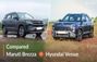 2026 Maruti Brezza Facelift vs Hyundai Venue Compared: Which SUV Will Take The Crown?