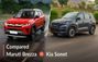 Maruti Brezza Facelift Vs Kia Sonet: మీరు ఏది ఎంచుకోవాలి? Maruti Brezza Facelift Vs Kia Sonet: మీరు ఏది ఎంచుకోవాలి?