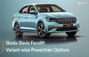 2026 Skoda Slavia Facelift Variant-wise Powertrain Options E... 2026 Skoda Slavia Facelift Variant-wise Powertrain Options E...