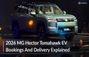2026 MG Hector Tomahawk EV Bookings And Delivery Explained I...