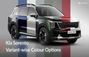2026 Kia Sorento Variant-wise Colour Options Detailed