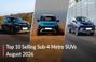 Top-Selling Sub-Compact SUVs of August 2026: Tata And Maruti...