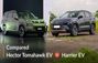 2026 MG Hector Tomahawk EV Vs Tata Harrier EV Compared: Find...
