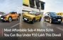 Planning An SUV For Diwali? These 11 Cars Start Below Rs 10 ... Planning An SUV For Diwali? These 11 Cars Start Below Rs 10 ...