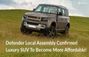 BREAKING: Defender To Get Cheaper By Rs 34 Lakh! Will Now Be... BREAKING: Defender To Get Cheaper By Rs 34 Lakh! Will Now Be...
