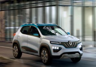 Renault Kwid-Based Electric Car Concept K-Ze Revealed At Paris Motor Show 2018 Renault Kwid-Based Electric Car Concept K-Ze Revealed At Paris Motor Show 2018