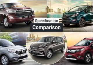 Maruti Ertiga 2018 Vs Mahindra Marazzo Vs Toyota Innova Crysta And Others: Spec Comparison Maruti Ertiga 2018 Vs Mahindra Marazzo Vs Toyota Innova Crysta And Others: Spec Comparison