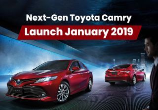 New Toyota Camry India Launch In Mid-January 2019 New Toyota Camry India Launch In Mid-January 2019