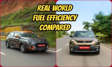 Citroen C3 vs Tata Punch: Real-world Petrol-manual Fuel Efficiency Compared