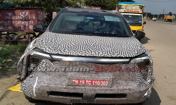 Mahindra XUV.e8 (XUV700 Electric) Spied On Test Again Revealing Fresh Details