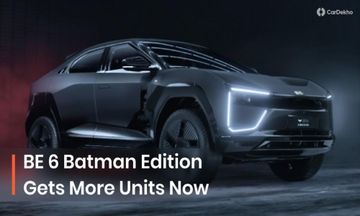 Mahindra Is Now Offering A Total Of 999 Units Of The BE 6 Batman Edition