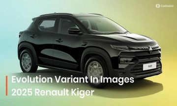 Check Out The One-above-base Evolution Variant Of The Renault Kiger Facelift In 7 Images