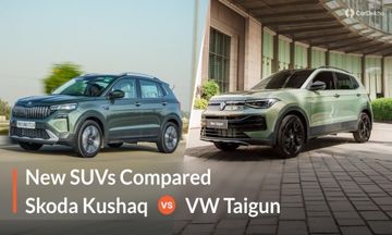 New Skoda Kushaq vs New Volkswagen Taigun: Battle Of Compact SUV Siblings