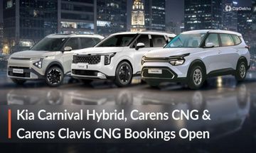 Kia Opens Bookings For Carnival Hybrid, Carens CNG And Carens Clavis CNG