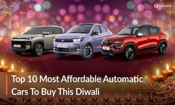 Top 10 Most Affordable Automatic Cars To Buy This Diwali
