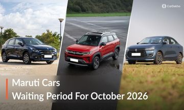 Here’s How Much You Have To Wait For Maruti Cars In October 2026! Baleno, Brezza, Wagon R, Victoris And More!