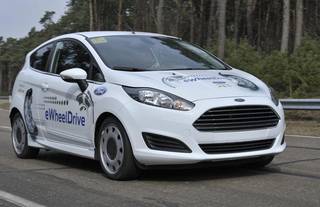 Ford and Schaeffler demonstrated Fiesta based eWheelDrive car