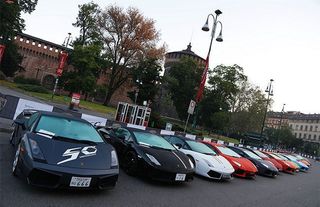 Lamborghini 50th Anniversary Grand Tour starts
