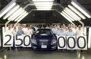 Volkswagen Chattanooga develops 250,000th Passat Sedan