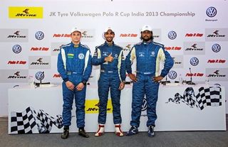 Rahil Noorani wins Race 1 of Polo R Cup 2013 Rahil Noorani wins Race 1 of Polo R Cup 2013