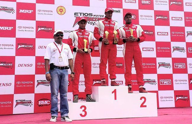 Diljith Dts Racing Victory for Diljith and Arjun in the inaugural race of Etios Motor ...