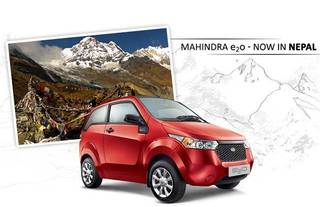 Mahindra e2o launches in Nepal Mahindra e2o launches in Nepal