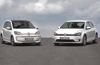 New Battery Powered VW e-Up! and e-Golf to debut at Frankfurt 2013