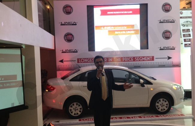 Fiat Linea Classic launched at Rs. 5.99 lakh