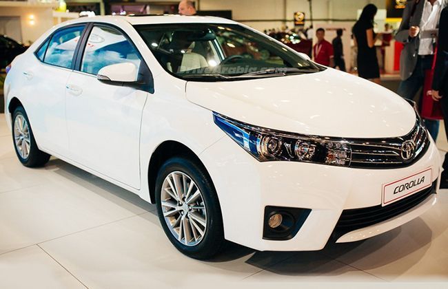 India-bound 2014 Toyota Corolla unveiled at 2013 Dubai Motor Show