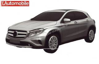 New entry level Mercedes-Benz GLA patent images leaked