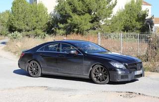 Mercedes-Benz CLS63 AMG facelift spied