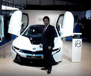 Sachin Tendulkar and BMW i8 - Best of both the worlds!