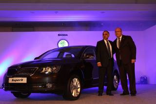 2014 Skoda Superb Facelift Photo Gallery