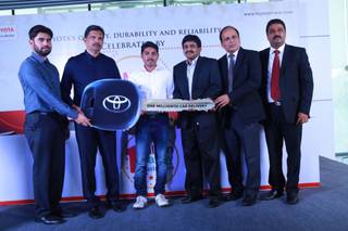 Toyota Sells One Millionth Car in India Toyota Sells One Millionth Car in India