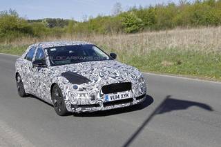 The upcoming Jaguar XE spied