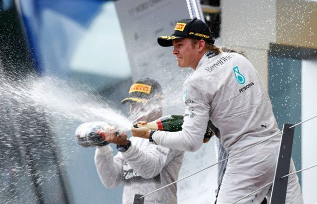 Third win for Nico Rosberg: Teammates again finished 1-2