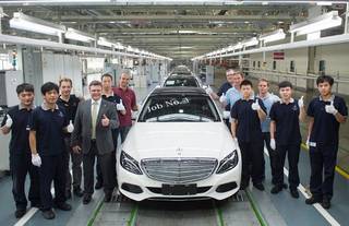 Long-wheelbase C-Class production starts in China