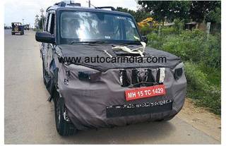 Upcoming 2014 Mahindra Scorpio interiors spied