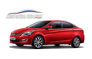 Hyundai showcases India bound Verna facelift @ 2014 MIAS