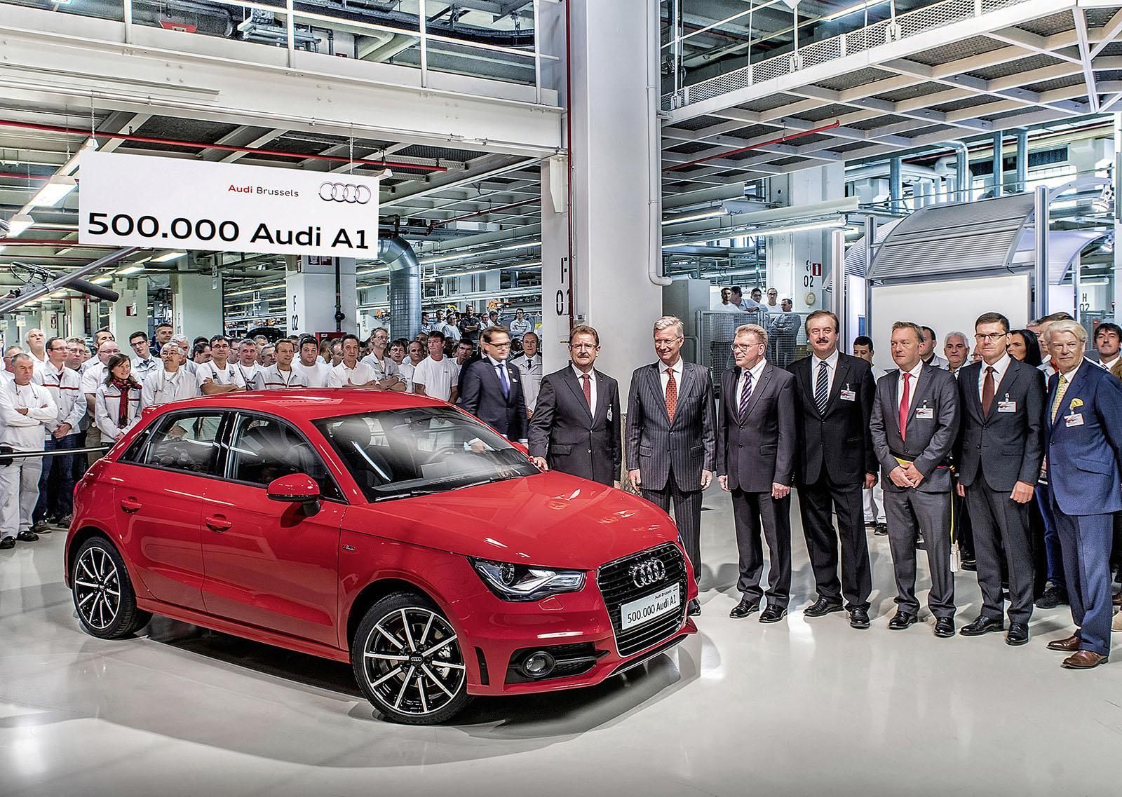 Audi rolls out 500,000th A1 from Brussels Plant